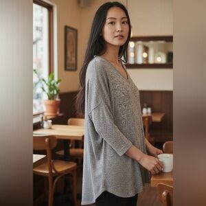 Philosophy Gray Women's Tunic,casual,business casual